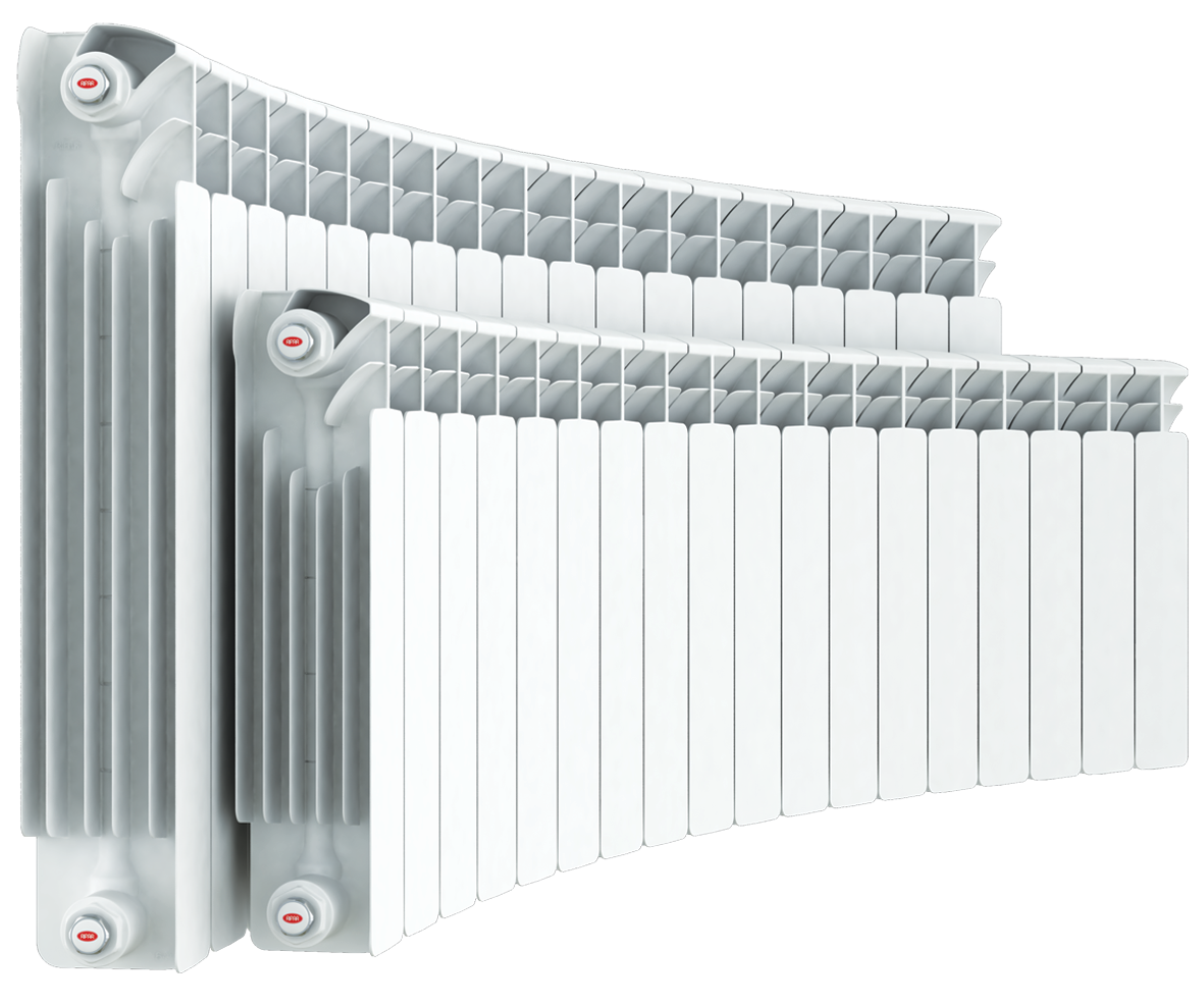Радиатор алюминиевый RIFAR ALUM 350 6 секции (боковое подключение)