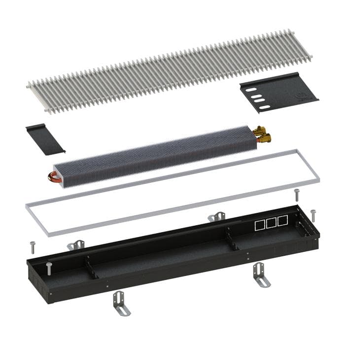 Фото конвектор itermic внутрипольный ittl.070.280.700 (169 вт) Конвектор ITERMIC внутрипольный ITTL.070.280.700 (169 Вт)