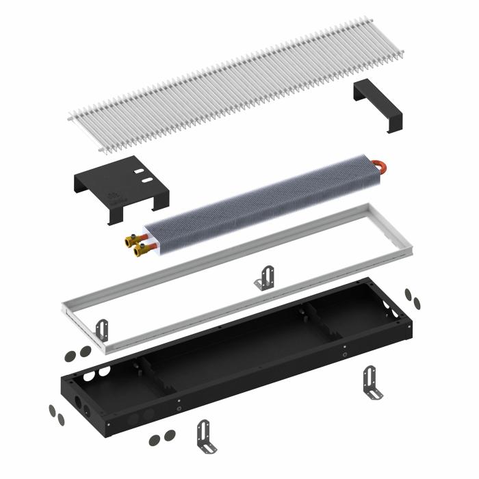 Фото конвектор itermic внутрипольный itt.140.200.2000 (1058 вт) Конвектор ITERMIC внутрипольный ITT.140.200.2000 (1058 Вт)