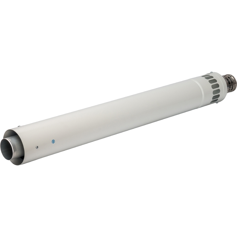 SCA-6010-000900 STOUT Элемент дымохода DN60/100 конечный участок 900 мм дымохода для горизонт.прохода через стену с оголовком из нерж. стали SCA-6010-000900 STOUT Элемент дымохода DN60/100 конечный участок 900 мм дымохода для горизонт.прохода через стену с оголовком из нерж. стали