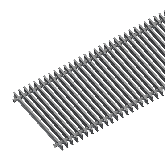 Решетка рулонная для внутрипольного конвектора ITERMIC SGL-22-4000